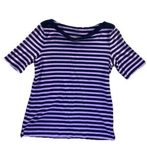 Talbots Shirt Womens Medium White Stretch Weekend Tee Outdoors Everyday Ladies